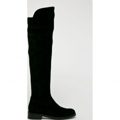 Solo Femme - Kozaki. Czarne kozaki Solo Femme, z materiału. W wyprzedaży za 469.90 zł.