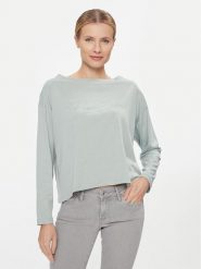 Pepe Jeans Bluzka Hope PL505739 Zielony Relaxed Fit. Zielone bluzki Pepe Jeans, m, bez wzorów, z bawełny, bez kołnierzyka, bez ramiączek. Za 129.99 zł.