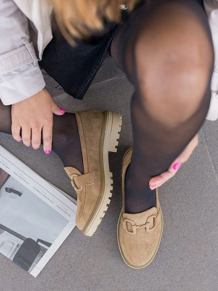 Belucci Mokasyny w kolorze beżowym rozmiar: 37. Brązowe mokasyny Belucci, bez wzorów. Za 109.26 zł.