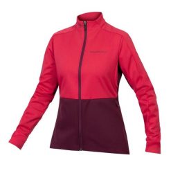 Damska bluza dresowa Endura Windchill II. Czerwone bluzy ENDURA, bez wzorów, z dresówki, sportowe, bez ramiączek, bez kaptura. Za 535.50 zł.