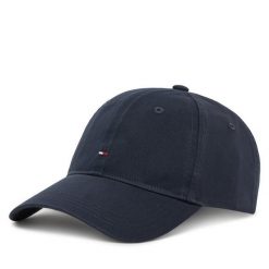 Czapka z daszkiem Tommy Hilfiger. Niebieskie czapki z daszkiem Tommy Hilfiger, bez wzorów. Za 169.99 zł.