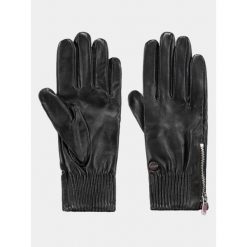 Rękawiczki Damskie Barts Bailee. Czarne rękawiczki Barts, bez wzorów, ze skóry, sportowe. Za 269.00 zł.