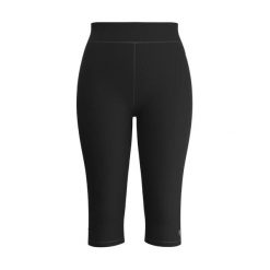 Legginsy 3/4 klasyczne z wełny merino termiczne dla kobiet Smartwool. Czarne legginsy Smartwool, bez wzorów, z dzianiny, klasyczne. Za 450.45 zł.