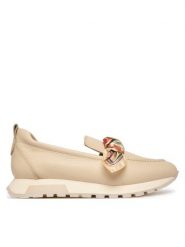 Hispanitas Mokasyny HV264863 C001 Écru. Białe mokasyny Hispanitas, bez wzorów, ze skóry. Za 609.99 zł.