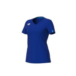 Koszulka damska Arena Team T-Shirt Panel. Niebieskie t-shirty sportowe Arena, xl, bez wzorów, z bawełny, bez ramiączek, na fitness i siłownię. Za 158.00 zł.