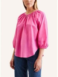 Seidensticker Bluzka w kolorze różowym rozmiar: 48. Różowe bluzki Seidensticker, bez wzorów, z bawełny, bez kołnierzyka, bez ramiączek. Za 177.45 zł.