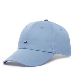 Czapka z daszkiem Tommy Hilfiger. Niebieskie czapki z daszkiem Tommy Hilfiger, bez wzorów. Za 169.99 zł.