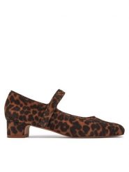 Balagan Baleriny Dora Brązowy. Brązowe baleriny BALAGAN, bez wzorów, ze skóry, bez obcasa, bez zapięcia. Za 419.99 zł.