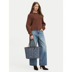 Torebka Liu Jo. Niebieskie torebki klasyczne Liu Jo, bez wzorów, klasyczne, bez dodatków. Za 599.99 zł.