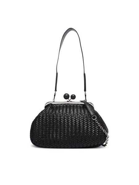 Weekend Max Mara Torebka Kaere 2625516074 Czarny. Czarne torebki klasyczne Weekend Max Mara, bez wzorów, ze skóry, bez dodatków. Za 2,239.00 zł.