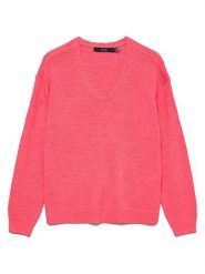 Vero Moda Sweter w kolorze czerwonym rozmiar: XL. Czerwone swetry Vero Moda, xl, bez wzorów, bez ramiączek. Za 69.99 zł.