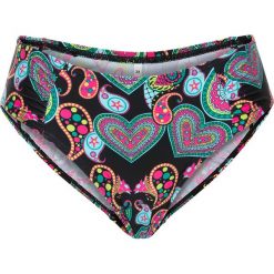 Figi bikini bonprix czarny z nadrukiem. Bikini marki bonprix. Za 49.99 zł.