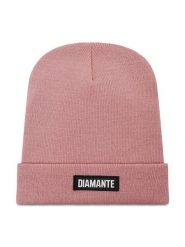 Diamante Wear Czapka 5543 Różowy. Czerwone czapki zimowe Diamante Wear, bez wzorów, z materiału. Za 69.99 zł.