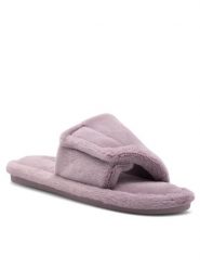 Home & Relax Kapcie P3194805 Różowy. Czerwone kapcie Home & Relax, bez wzorów, z materiału. Za 49.99 zł.