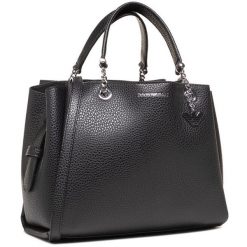 Torebka Emporio Armani. Czarne torebki klasyczne Emporio Armani, bez wzorów, klasyczne, bez dodatków. Za 639.99 zł.