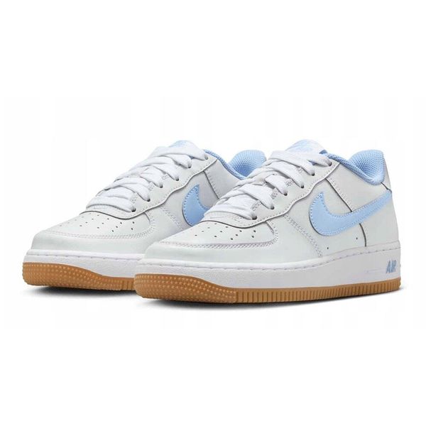 Buty Sportowe Młodzieżowe Nike Air Force 1 LV8 3 (GS). Szara buty treningowe Nike, bez wzorów, bez zapięcia, Nike Air Force. Za 338.80 zł.