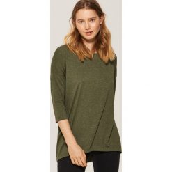 Oversize'owa bluzka - Khaki. Bluzki marki Reserved. W wyprzedaży za 29.99 zł.