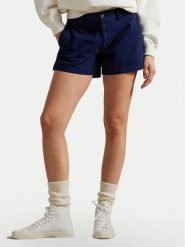 Polo Ralph Lauren Szorty materiałowe 211963798004 Granatowy Straight Fit. Niebieskie szorty Polo Ralph Lauren, bez wzorów, z bawełny. Za 529.99 zł.