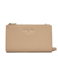 Torebka Patrizia Pepe. Brązowe listonoszki Patrizia Pepe, bez wzorów, bez dodatków. Za 349.99 zł.