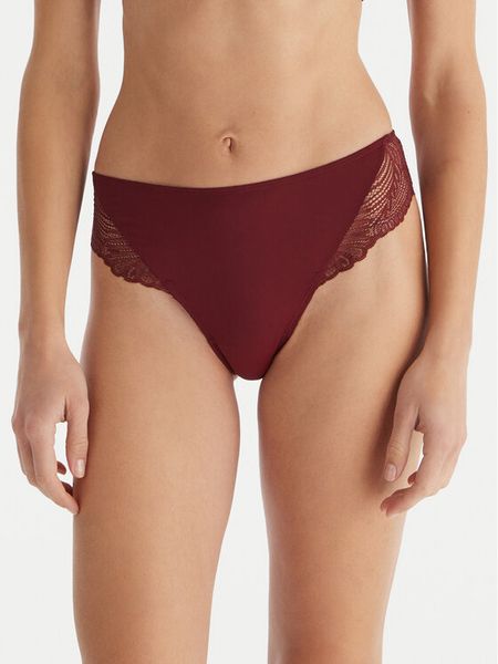 Ysabel Mora Figi klasyczne 10779 Bordowy. Czerwone figi ysabel mora, bez wzorów, z syntetyku. Za 69.99 zł.