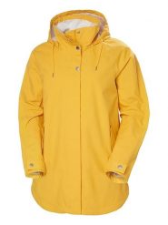 Helly Hansen Płaszcz przeciwdeszczowy "Valentia" w kolorze żółtym rozmiar: S. Żółte kurtki przeciwdeszczowe Helly Hansen, s, bez wzorów, bez kaptura, outdoorowe. Za 198.56 zł.