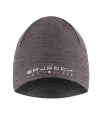 Czapka wełniana dwuwarstwowa unisex Brubeck EXTREME WOOL. Fioletowe czapki zimowe Brubeck, bez wzorów, z materiału, sportowe. Za 99.99 zł.