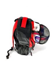Torba sportowa ekologiczna Pelota - wodoodporna - czerwono-czarna. Czarne torby sportowe POWER SHOT, bez wzorów, z materiału, duże. Za 137.56 zł.