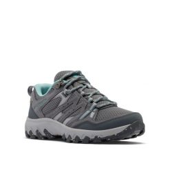 Second Life - Buty turystyczne damskie Columbia Redmont WTP - Stan Doskonały. Niebieskie buty trekkingowe Columbia, z kauczuku, bez zapięcia. Za 339.99 zł.