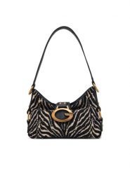 Guess Torebka Cameden Mini HWZB9 308720 Czarny. Czarne torebki klasyczne Guess, z aplikacjami, bez dodatków. Za 584.99 zł.