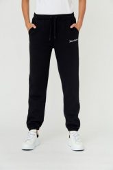JUICY COUTURE Czarne damskie spodnie Sora, Rozmiar S. Czarne spodnie dresowe Juicy Couture, bez wzorów, z dresówki. W wyprzedaży za 285.99 zł.