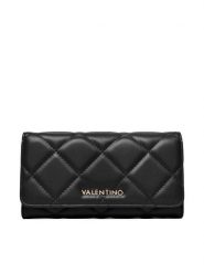Valentino Portfel Ocarina VPS3KK113R Czarny. Czarne portfele Valentino, bez wzorów, ze skóry. Za 189.99 zł.