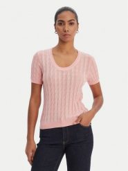 Fracomina Sweter FR26ST7031K547R9 Koralowy Regular Fit. Pomarańczowe swetry Fracomina, xs, bez wzorów, bez ramiączek. Za 459.99 zł.