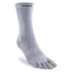 Skarpetki Injinji Liner Crew. Szare skarpetki Injinji, bez wzorów, z materiału. Za 122.50 zł.