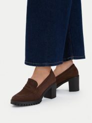 Lasocki Półbuty CEO-WI23-LUM-11 Brązowy. Brązowe półbuty wsuwane Lasocki, bez wzorów, ze skóry, bez obcasa, na obcasie. Za 229.99 zł.