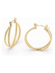 MOODE Kolczyki-kreole "Fatima" rozmiar: onesize. Żółte kolczyki MOODE, ze stali. Za 96.37 zł.