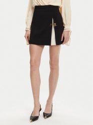 Elisabetta Franchi Spódnica mini GO-079-51E2 Czarny Regular Fit. Czarne spódnice Elisabetta Franchi, bez wzorów, z syntetyku, mini. Za 1,239.00 zł.