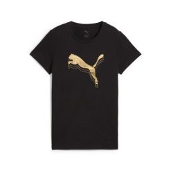 Koszulka damska Puma Ess Metallic. Czarne t-shirty sportowe Puma, xl, bez wzorów, bez ramiączek. Za 190.00 zł.