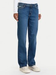 Guess Jeans Jeansy W5BA98 D5RA3 Granatowy Regular Fit. Niebieskie jeansy Guess Jeans, z aplikacjami, z bawełny. Za 439.99 zł.