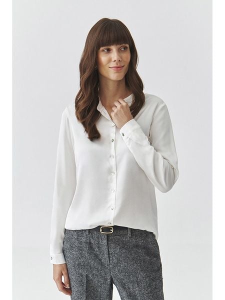 TATUUM Bluzka w kolorze białym rozmiar: 38. Białe bluzki Tatuum, bez wzorów, z wiskozy, bez kołnierzyka, bez ramiączek. Za 113.63 zł.