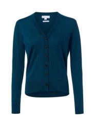 Brookshire sweter z wełny merynosowej Kobiety Wełna niebieski, M. Niebieskie swetry brookshire, m, bez wzorów, z wełny, bez ramiączek. Za 299.95 zł.
