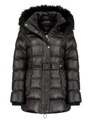Canadian Peak Parka "Aimeraudeak" w kolorze czarnym rozmiar: XL. Czarne płaszcze Canadian Peak, xl, bez wzorów, z tkaniny, bez kaptura. Za 251.53 zł.