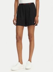 HUGO Szorty piżamowe 50555600 Czarny Regular Fit. Czarne piżamy Hugo, m, bez wzorów, z bawełny, bez kołnierzyka, bez ramiączek. Za 159.99 zł.