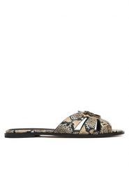 PINKO Klapki Milly 04 SD0463 P042 Beżowy. Brązowe klapki Pinko, bez wzorów, ze skóry, bez obcasa, bez zapięcia. Za 919.99 zł.