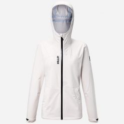 Kurtka przeciwdeszczowa damska MILLET Seneca Storm 3L Jkt W. Brązowe kurtki Millet, l, bez wzorów, z hardshellu, z kapturem, trekkingowe. Za 629.00 zł.