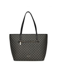 Nine West Torebka JH6389-NW Czarny. Czarne shopper bag Nine West, bez wzorów, z materiału, bez dodatków. Za 249.99 zł.