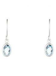 DIAMOND & CO Złote kolczyki z topazem rozmiar: onesize. Szare kolczyki Diamond & Co, z topazem, złote. Za 462.29 zł.