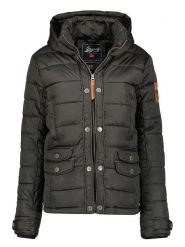Geographical Norway Kurtka pikowana "Dacili" w kolorze czarnym rozmiar: XXL. Czarne kurtki Geographical Norway, xxl, z aplikacjami, bez kaptura. Za 227.31 zł.