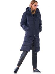 Heine Płaszcz pikowany w kolorze granatowym rozmiar: 40. Niebieskie płaszcze Heine, bez wzorów, bez kaptura. Za 214.19 zł.