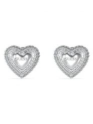 Guess Kolczyki JUBE05 020JW Srebrny. Szare kolczyki Guess, srebrne. Za 219.99 zł.
