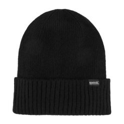 Czapka damska zimowa Ribbed Basic. Brązowe czapki zimowe Regatta, bez wzorów, prążkowane, klasyczne. Za 208.60 zł.